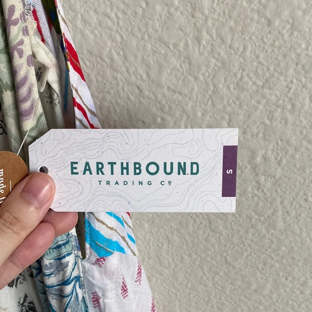 EARTHBOUND Multicolor Bohemian jumpsuit - Picture 3 of 14